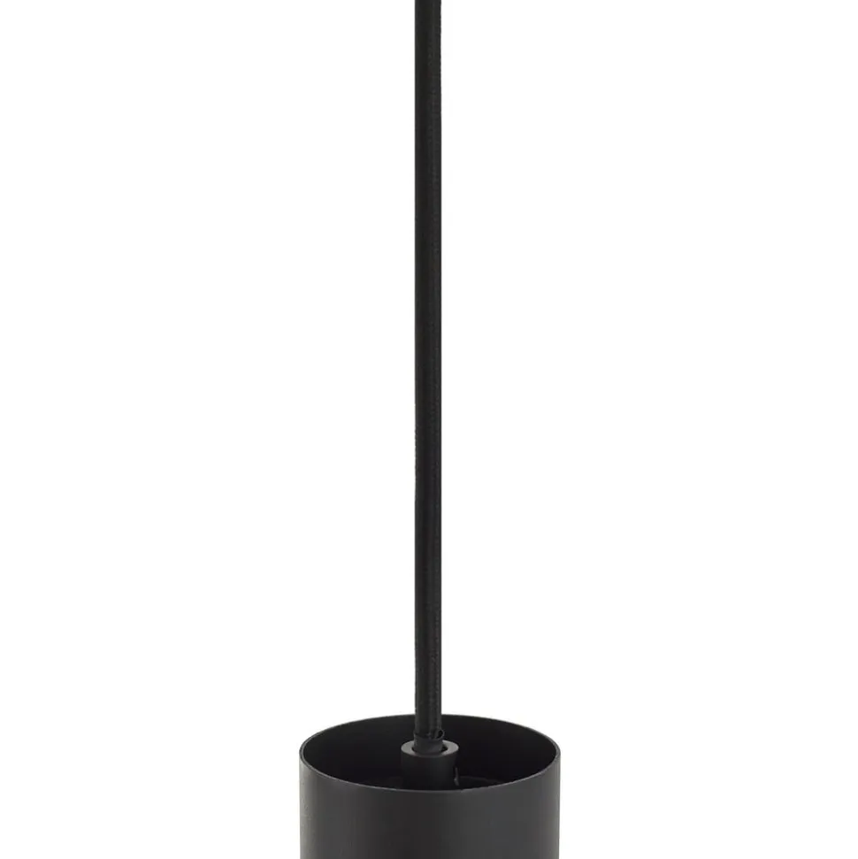 Lindby hængelampe Joffrey, Ø 24 cm, sort, 3 lyskilder, GU10