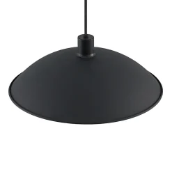 Lindby hængelampe Narisara, Ø 40 cm, E27, sort-guld