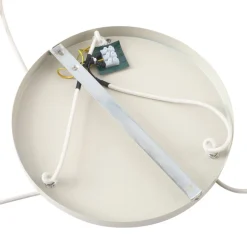 Lindby hængelampe Ovelia, beige, 3 lyskilder, metal, E27