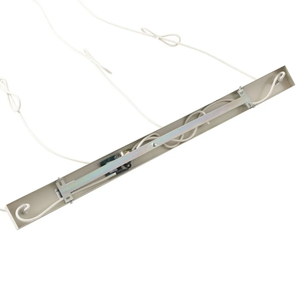 Lindby hængelampe Ovelia, beige, 4 lyskilder, metal, E27