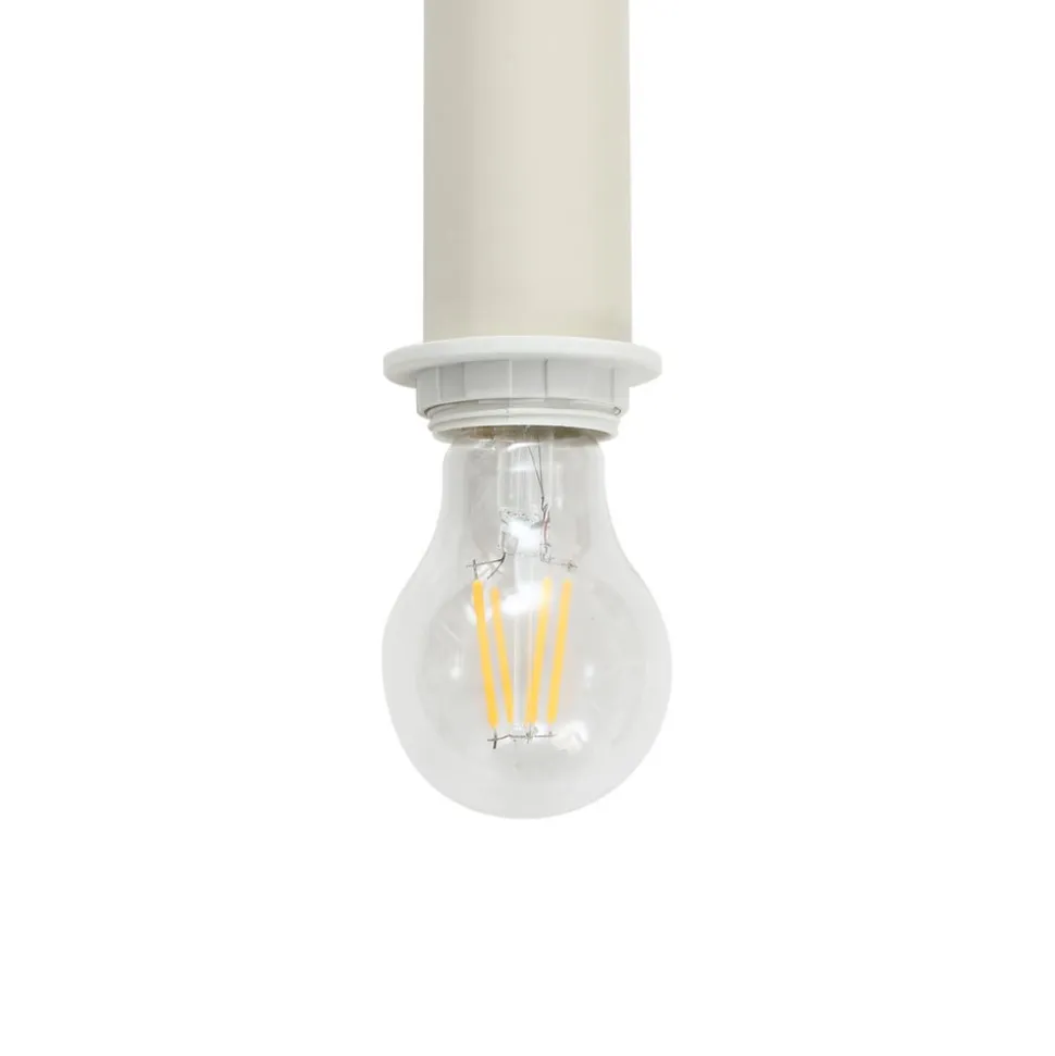 Lindby hængelampe Ovelia, beige, 4 lyskilder, metal, E27