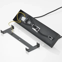 Lindby hængelampe Trebale, E27, Ø 28 cm, 3 lyskilder, træ