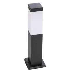 Lindby Honula sokkellampe, 45 cm, mørkegrå, IP44, E27