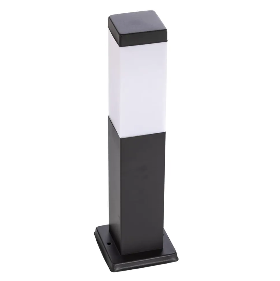 Lindby Honula sokkellampe, 45 cm, mørkegrå, IP44, E27