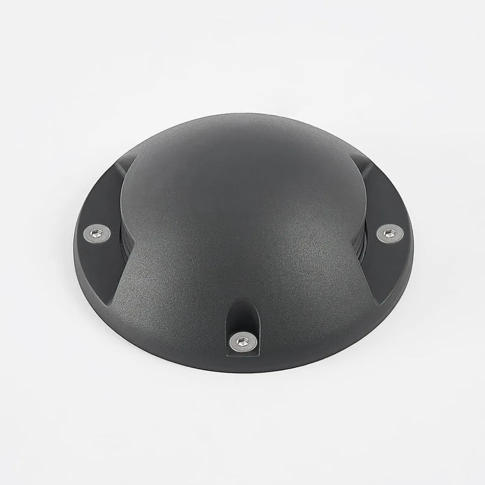 Lindby Huban gulv-spotlight med LED, 2 lyskilder