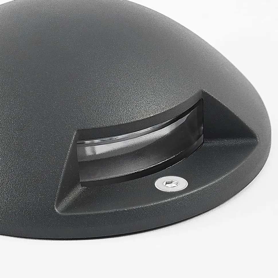 Lindby Huban gulv-spotlight med LED, 2 lyskilder