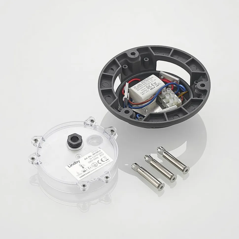 Lindby Huban LED nedgravningsspot, 3 lyskilder