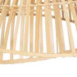 Lindby Ilajus hængelampe, Ø 62 cm, bambus, E27