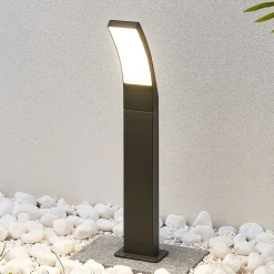 Lindby Ilvita LED-vejlampe, 60 cm, antracit, metal, IP54