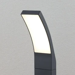 Lindby Ilvita LED-vejlampe, 60 cm, antracit, metal, IP54