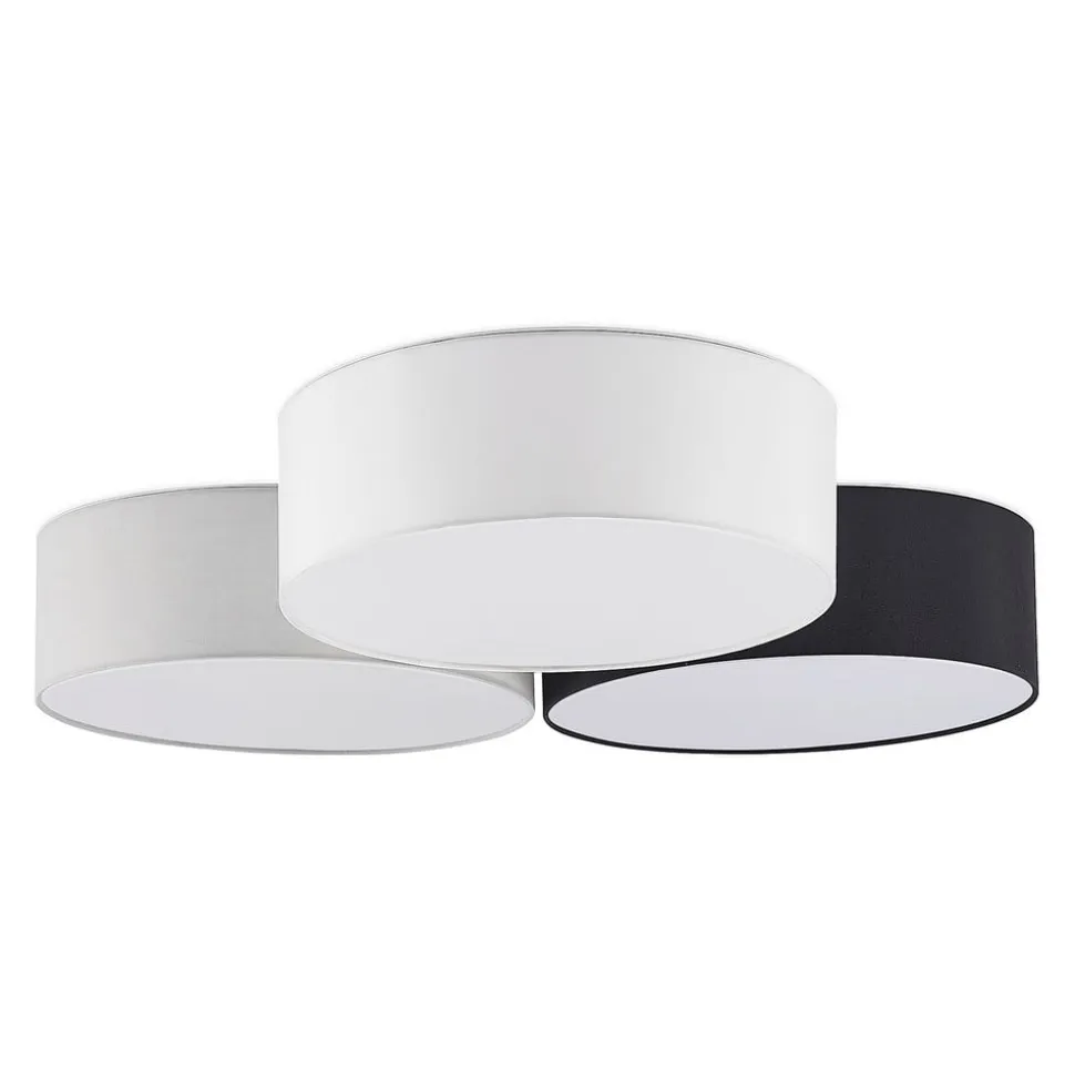 Lindby Janita LED-loftlampe, 3-lys, trefarvet