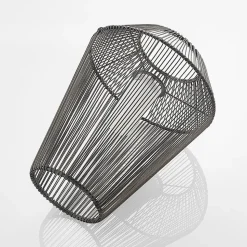 Lindby Kaati LED solcellelygte, rattanlook, 37 cm