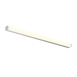 Lindby Klea LED-badeværelseslampe, 120 cm, krom, metal, IP44