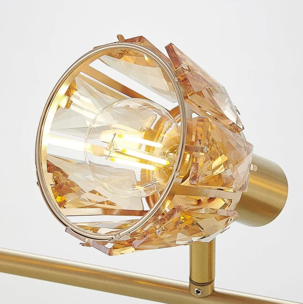 Lindby Kosta loftlampe, 4 lyskilder, messing