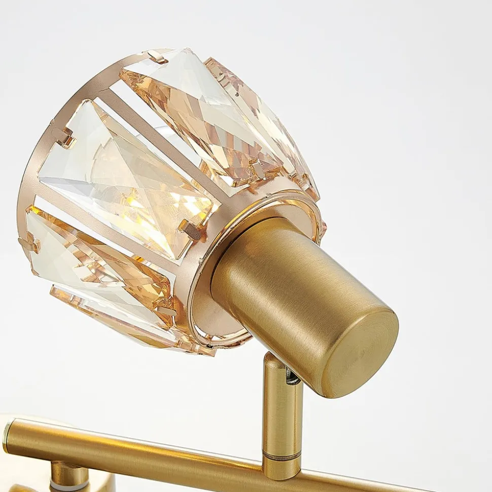 Lindby Kosta loftlampe, 4 lyskilder, messing