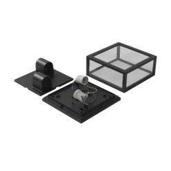 Lindby Kremena udendørs loftslampe, sort