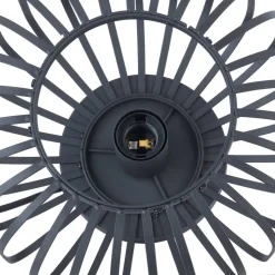 Lindby Krish bordlampe i bur-look, sort
