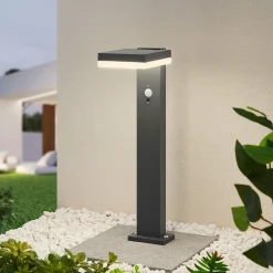 Lindby Laira LED-sokkellampe, solcelle, 50 cm