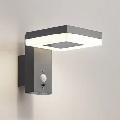 Lindby Laira udendørs LED-solcellelampe, 15,5 cm