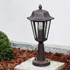 Lindby Lamina sokkellampe, 39 cm, lygte, metal, E27