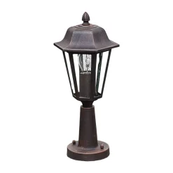 Lindby Lamina sokkellampe, 39 cm, lygte, metal, E27