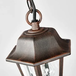 Lindby Lamina udendørs hængelampe, Ø 18 cm, lygte, E27