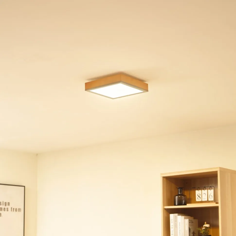 Lindby Laviona loftlampe, firkantet, 30 cm