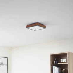 Lindby Laviona loftlampe, firkantet, 30 cm