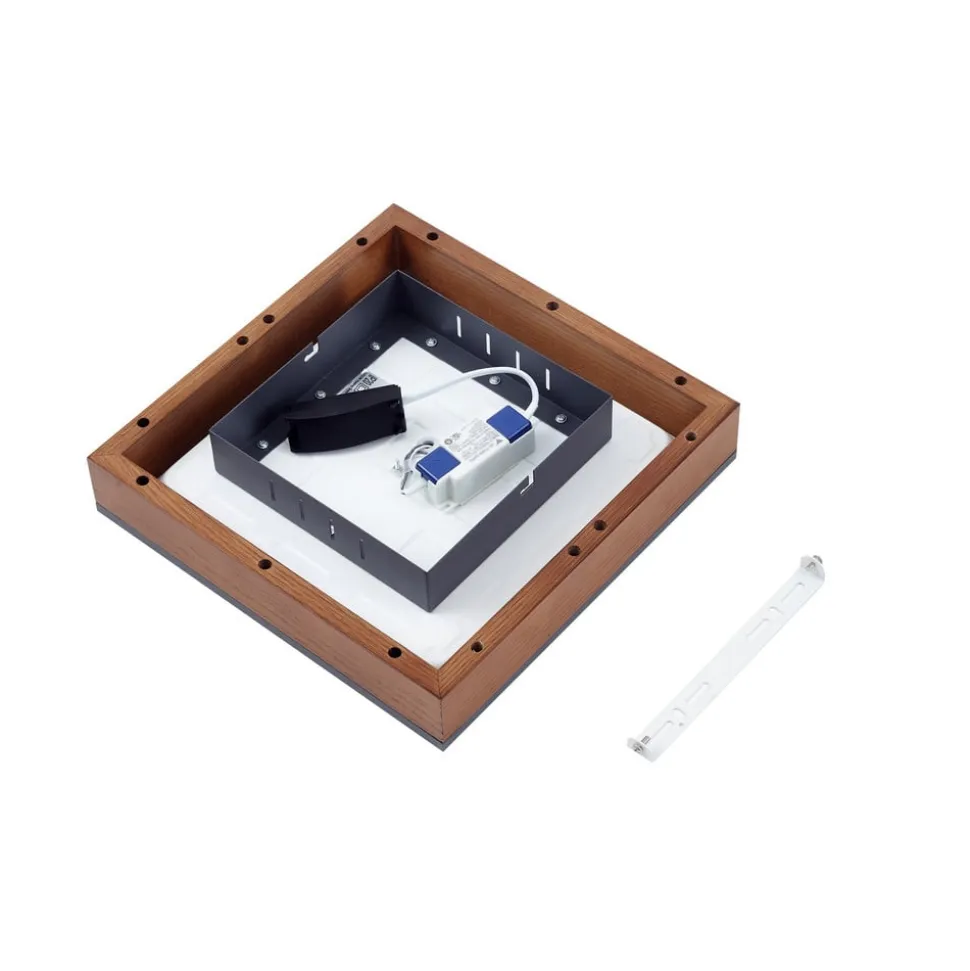 Lindby Laviona loftlampe, firkantet, 30 cm