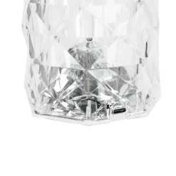 Lindby LED genopladelig bordlampe Louane, 21,5 cm, USB, RGBW