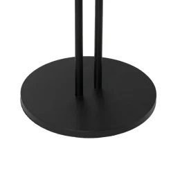 Lindby LED genopladelig bordlampe Janea TWIN, sort, metal