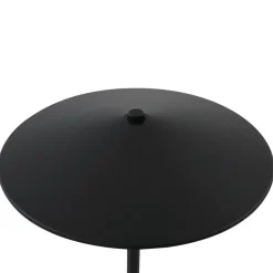 Lindby LED genopladelig bordlampe Ayva, sort, aluminium, IP44