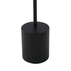 Lindby LED genopladelig bordlampe Ayva, sort, aluminium, IP44