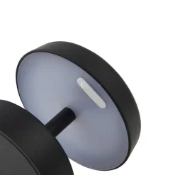 Lindby LED genopladelig bordlampe Nalani, 10 cm høj, IP44, dæmpbar