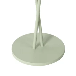 Lindby LED genopladelig bordlampe Janea CROSS, grøn, metal