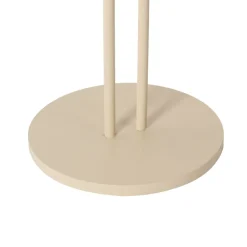 Lindby LED genopladelig bordlampe Janea TWIN, beige, metal
