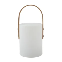 Lindby LED genopladelig udendørs bordlampe Juria, hvid, CCT, IP44