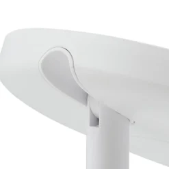Lindby LED genopladeligt spejl Renki, hvid, plast, dæmpbar