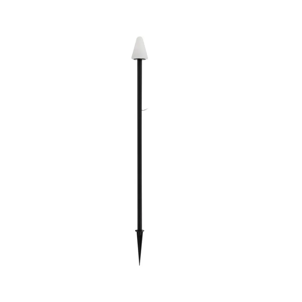 Lindby LED jordspydslys Selinda, sort, højde 100 cm