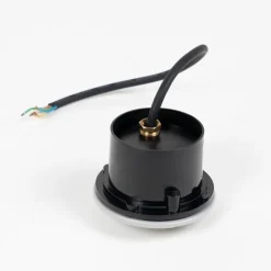 Lindby LED nedgravningslampe Nandita, Ø 10 cm, sølv, IP65