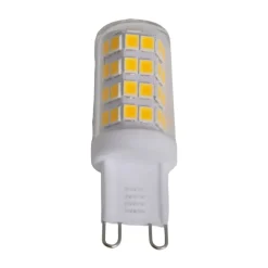 Lindby LED penlight, sæt med 10, G9, 3 W, klar, 3.000 K