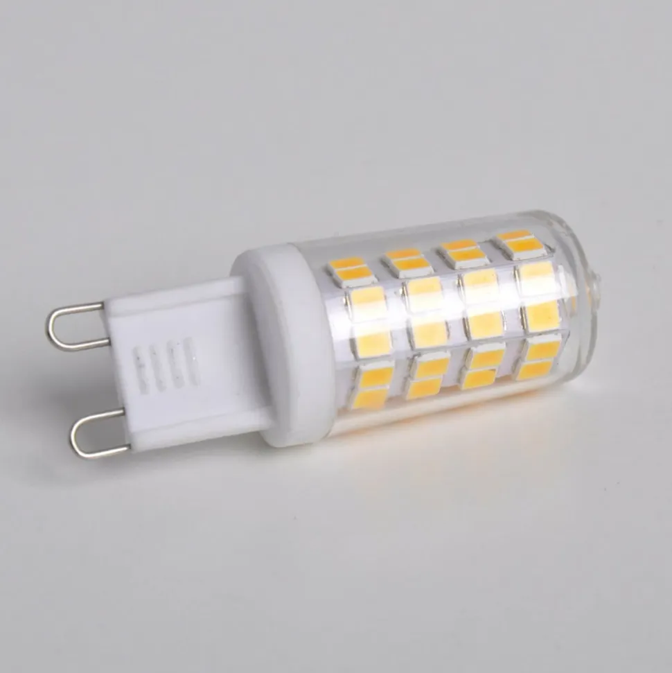 Lindby LED penlight, sæt med 10, G9, 3 W, klar, 3.000 K