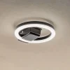 Lindby LED udendørs loftlampe Finian, Ø 22 cm, CCT, dæmpbar
