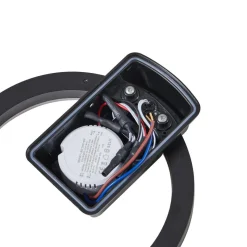 Lindby LED udendørs loftlampe Finian, Ø 22 cm, CCT, dæmpbar