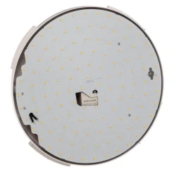 Lindby LED udendørs loftlampe Lahja, hvid, sensor, IP65