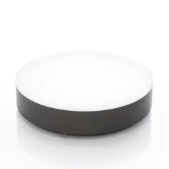 Lindby LED udendørs loftlampe Lahja, antracit, sensor, IP65