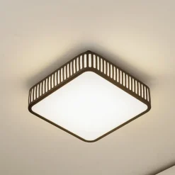 Lindby LED udendørs loftlampe Lurinda, 26 cm sort, IP44