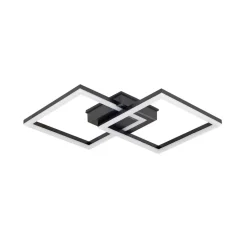 Lindby LED udendørs loftlampe Finian, 48 cm x 48 cm, CCT dæmpbar