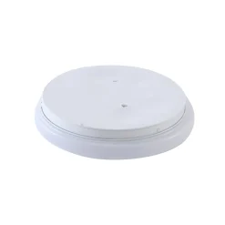 Lindby LED udendørs loftslampe Kirkola, 3000 K, Ø 26 cm, hvid