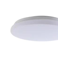 Lindby LED udendørs loftslampe Kirkola, 4000 K, Ø 34 cm, hvid